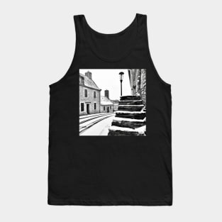 The white steps Tank Top